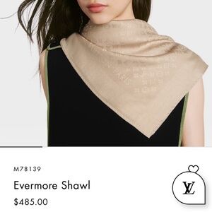 Louis Vuitton Evermore Shawl - Latte